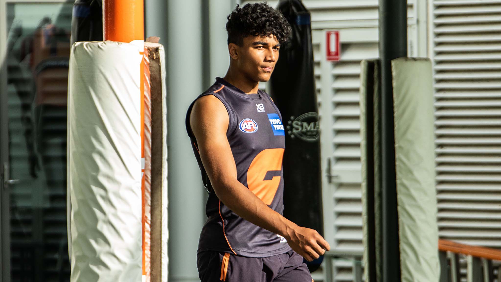 brownthumb241018.jpg The Giants' first-ever Irish AFL recruit Callum Brown. Picture: gwsgiants.com.au - AFL,GWS Giants,Contracts